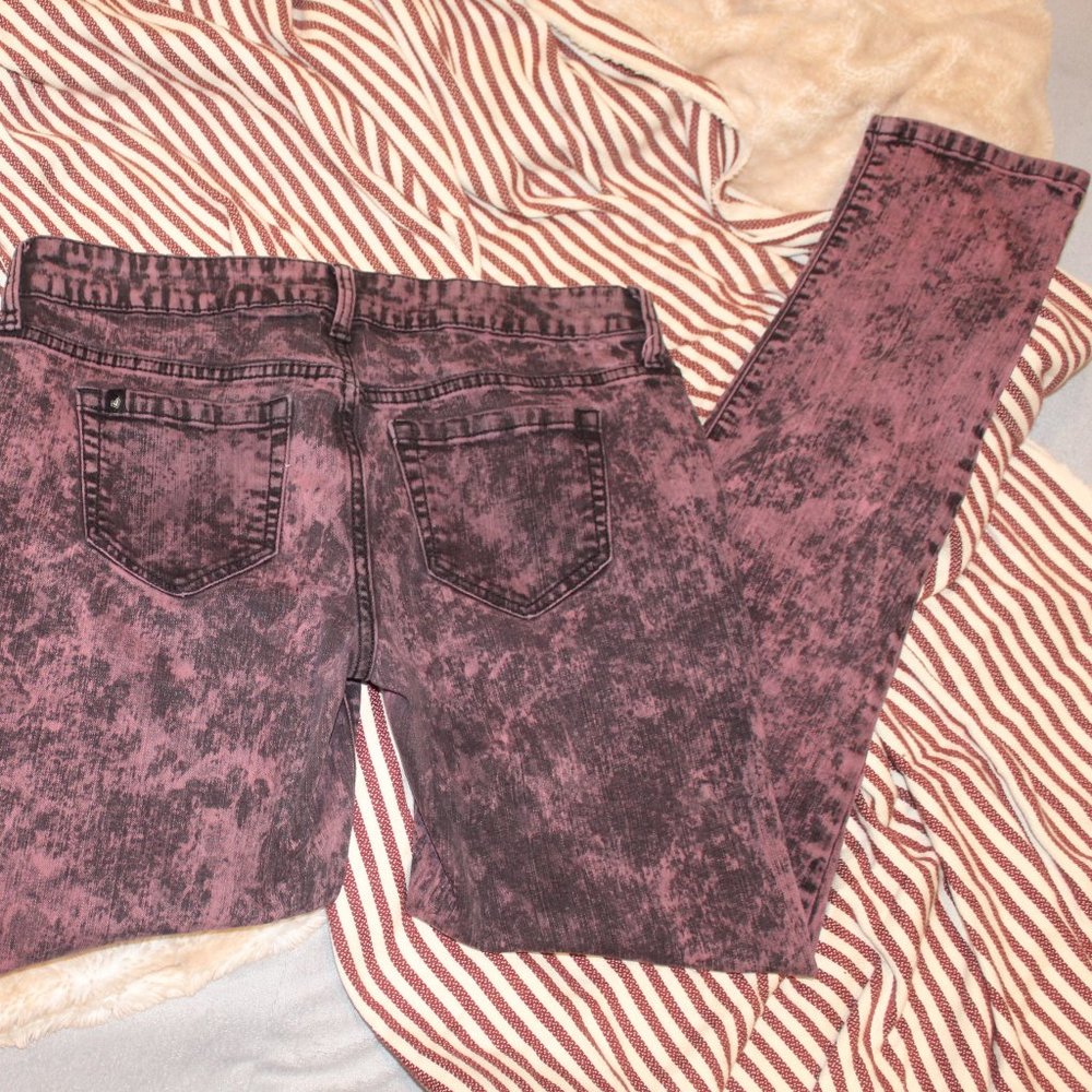 Acid Wash Skinny Jeans